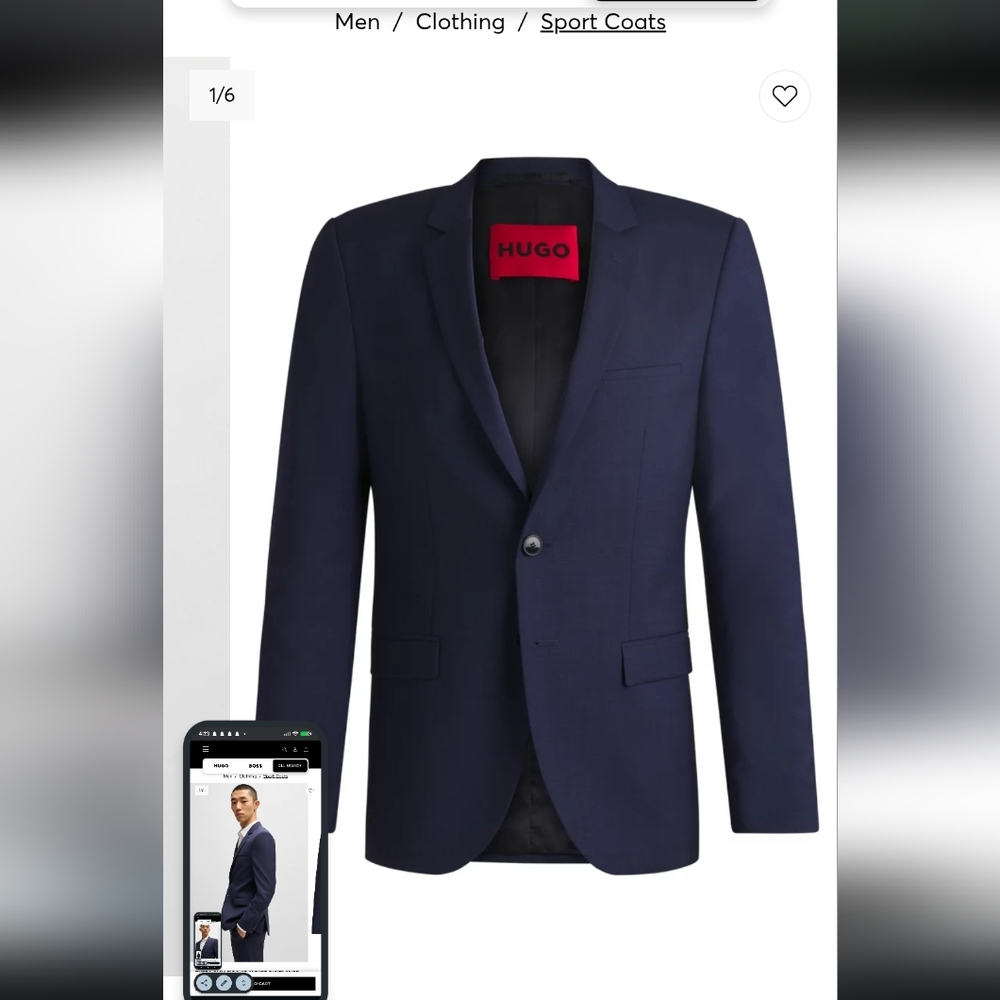 Boss Men's Extra Slim-Fit Jacket
